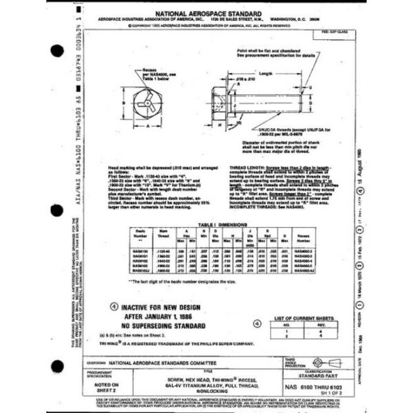 AIA NAS6100-6103