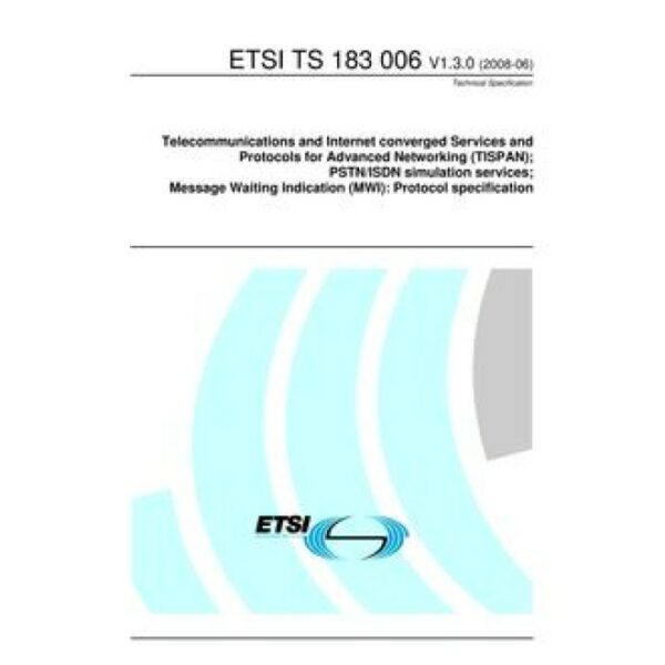 ETSI TS 183 006