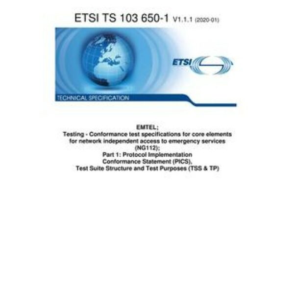 ETSI TS 103 650-1