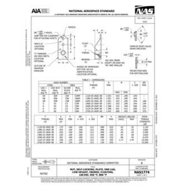 AIA NAS1774