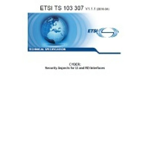 ETSI TS 103 307