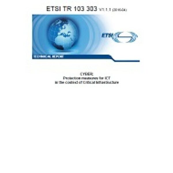 ETSI TR 103 303