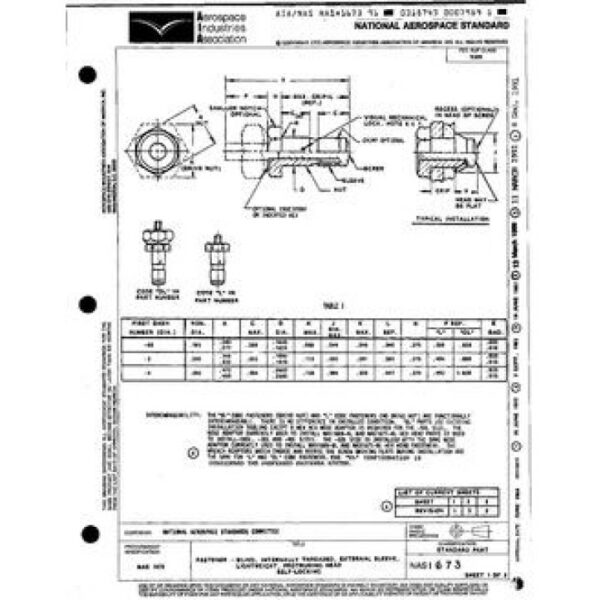 AIA NAS1673