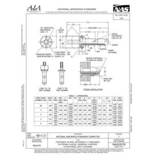 AIA NAS1670