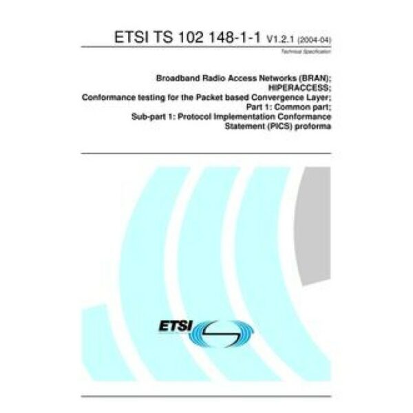 ETSI TS 102 148-1-1