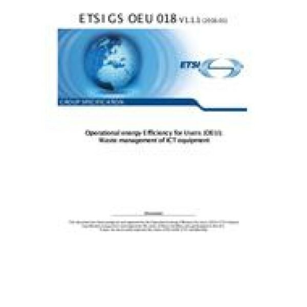 ETSI GS OEU 018