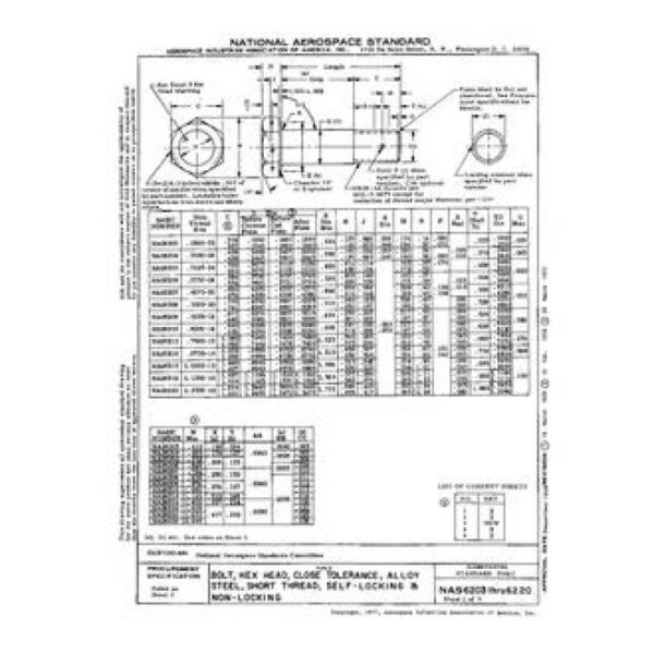 AIA NAS6203-6220