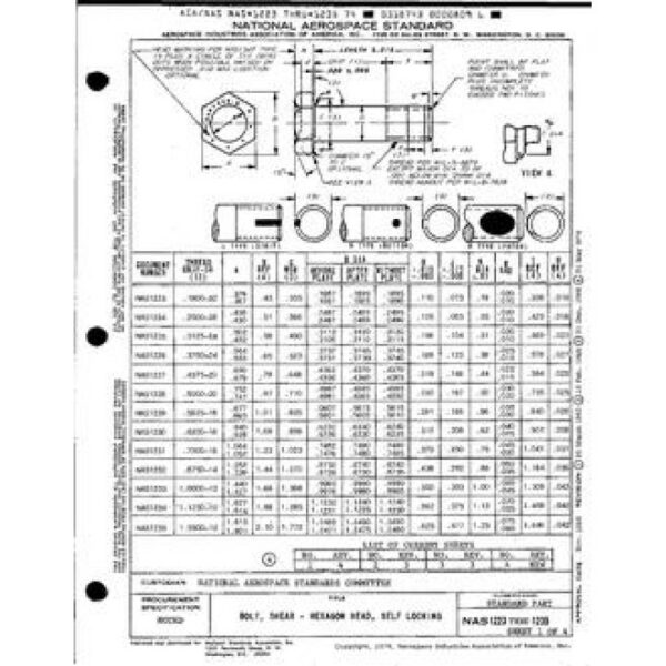 AIA NAS1223-1235