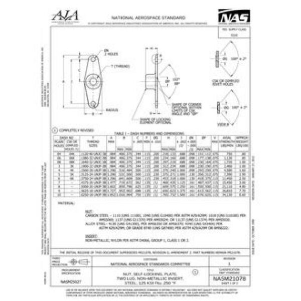 AIA NASM21078