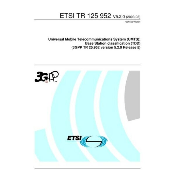 ETSI TR 125 952