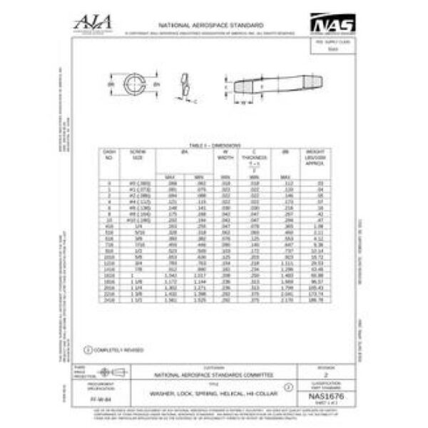 AIA NAS1676