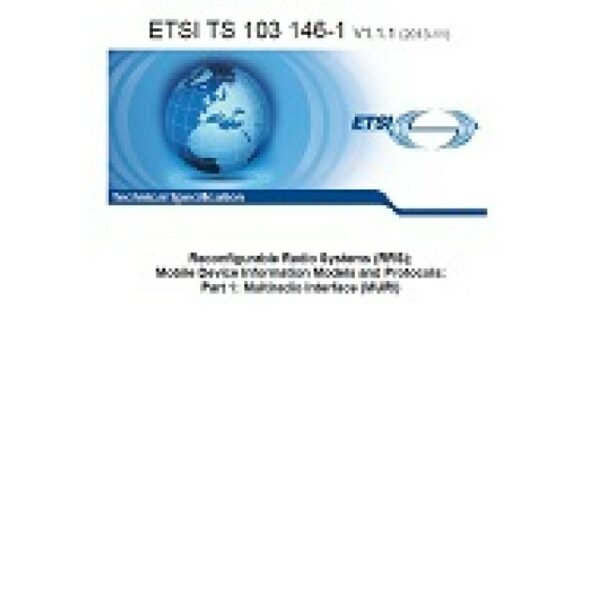 ETSI TS 103 146-1