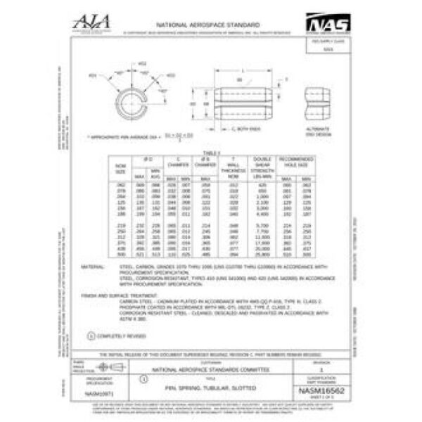 AIA NASM16562