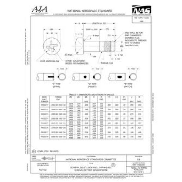 AIA NAS1171-1178