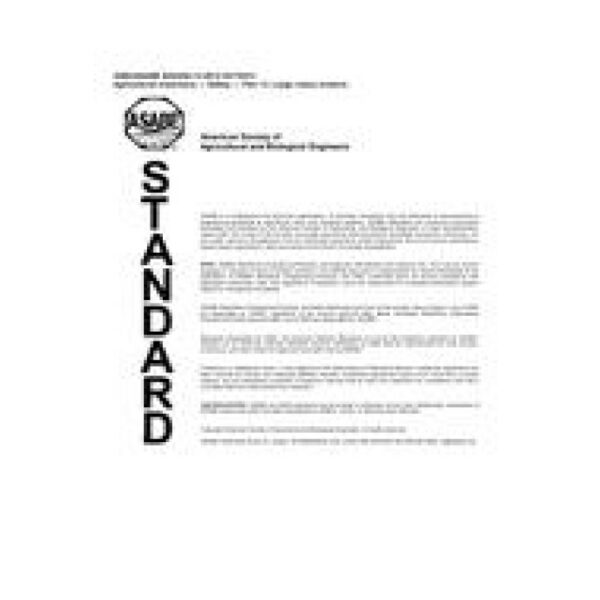 ASAE/ASABE AD4254-13:2012 OCT2013 (R2023)