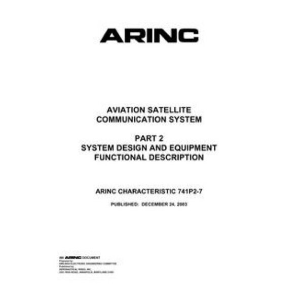 ARINC 741P2-7