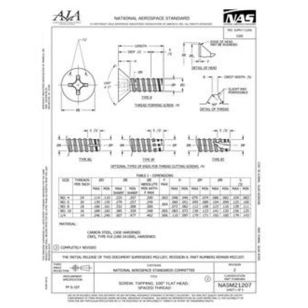 AIA NASM21207