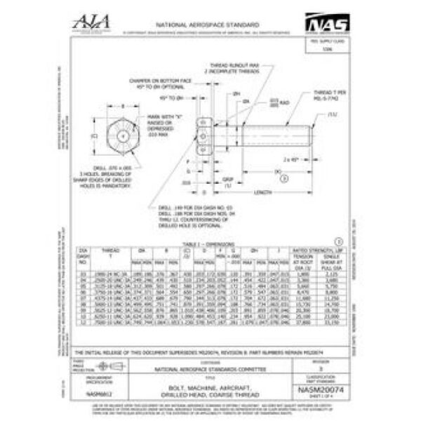 AIA NASM20074