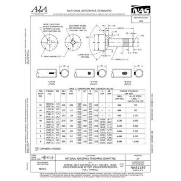 AIA NAS1189