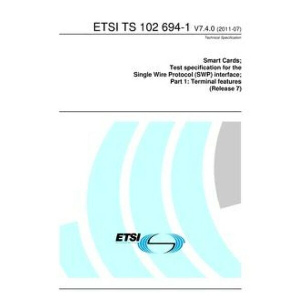 ETSI TS 102 694-1