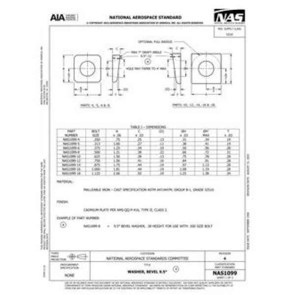 AIA NAS1099