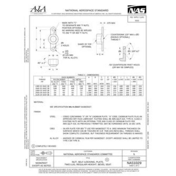 AIA NAS1029