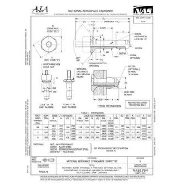 AIA NAS1754