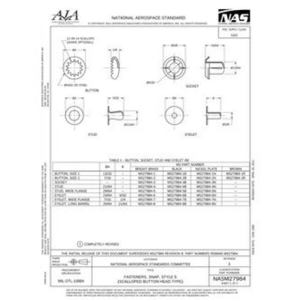 AIA NASM27984