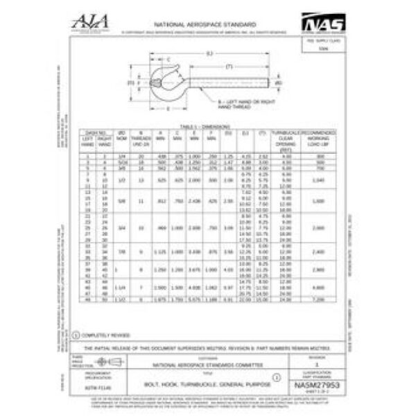 AIA NASM27953