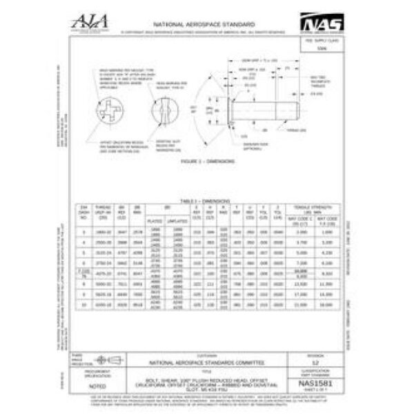 AIA NAS1581