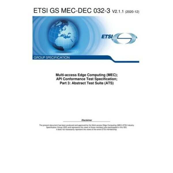 ETSI GS MEC-DEC 032-3