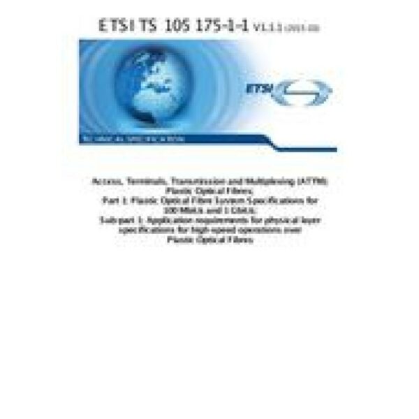 ETSI TS 105 175-1-1