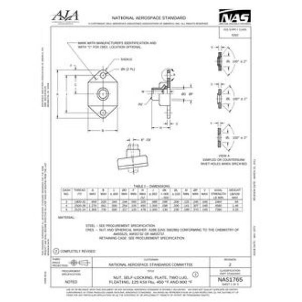 AIA NAS1765