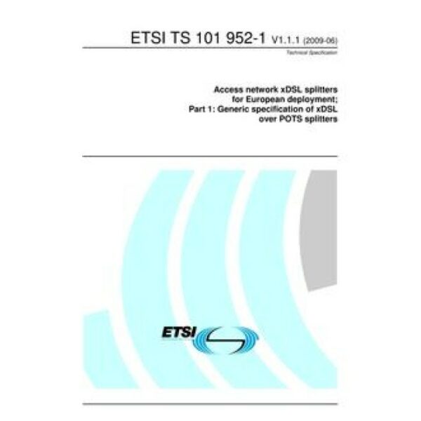 ETSI TS 101 952-1