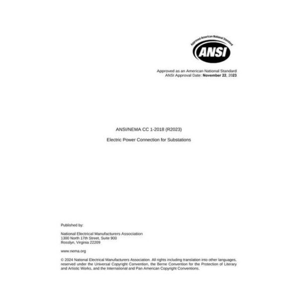 ANSI/NEMA CC 1-2018 (R2023)