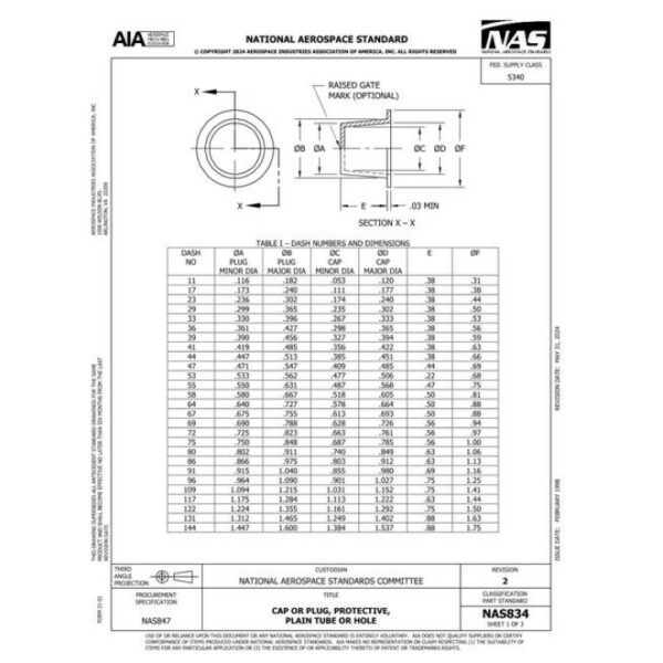 AIA NAS834