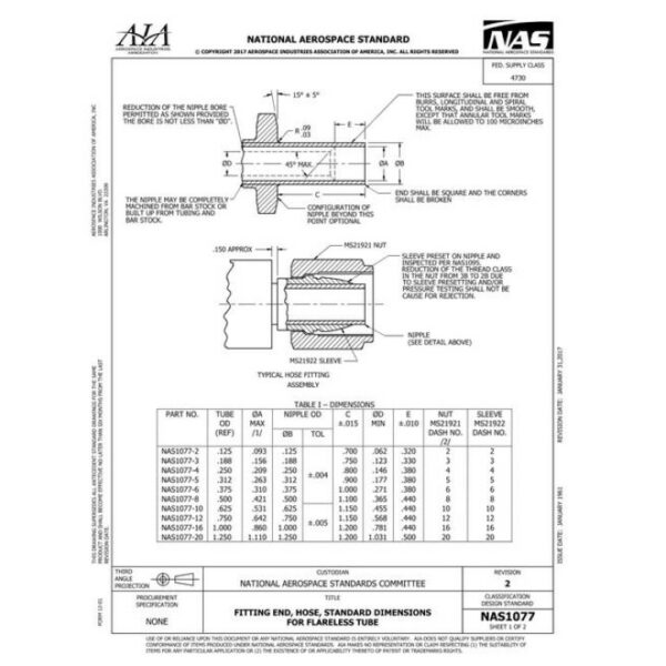 AIA NAS1077