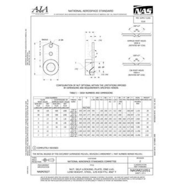 AIA NASM21051