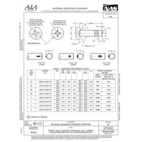 AIA NAS1190