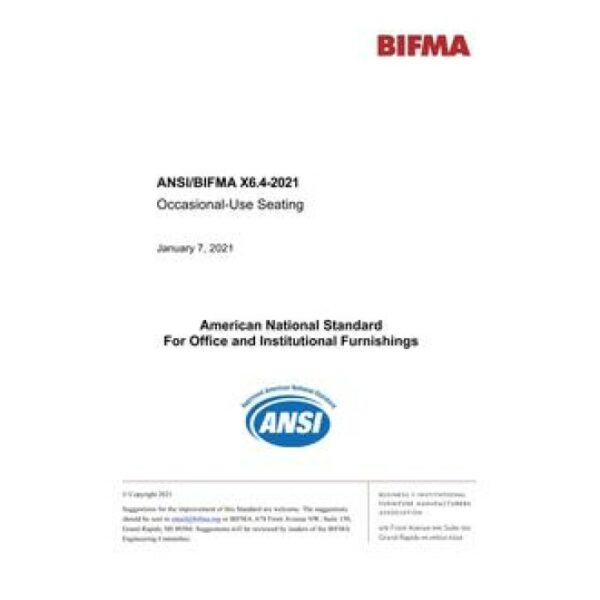 ANSI/BIFMA X6.4-2021