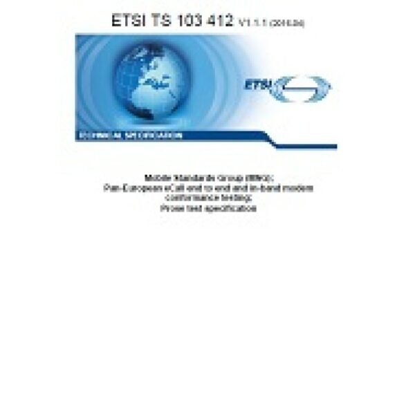 ETSI TS 103 412