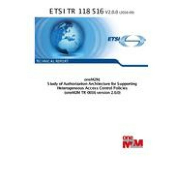 ETSI TR 118 516