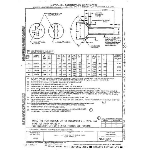 AIA NAS1582