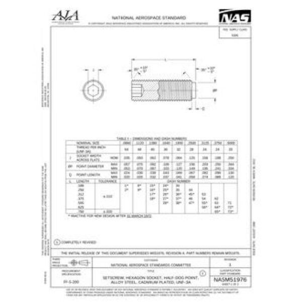 AIA NASM51976