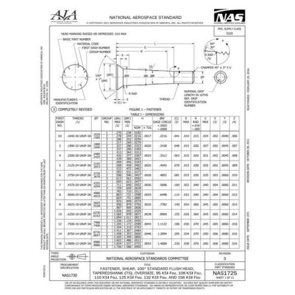 AIA NAS1725