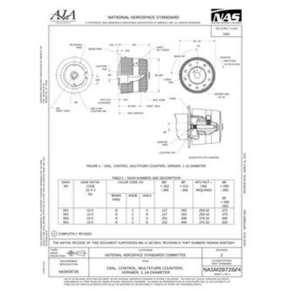 AIA NASM28728/4