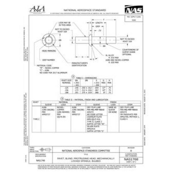 AIA NAS1768