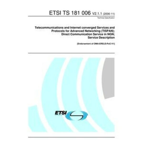 ETSI TS 181 006