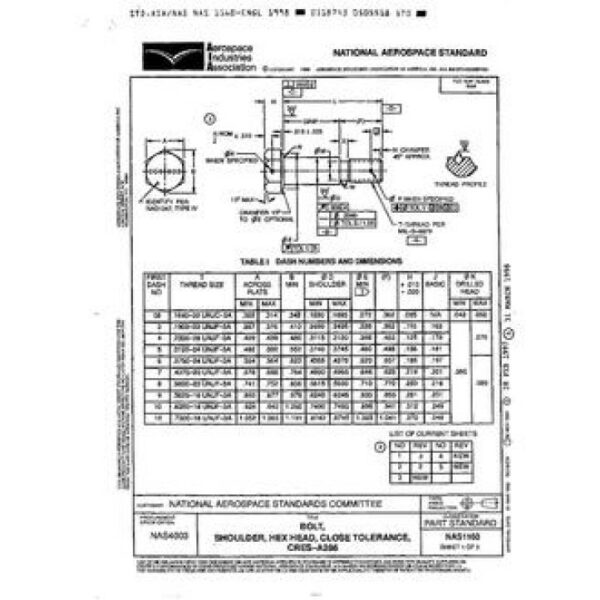 AIA NAS1160