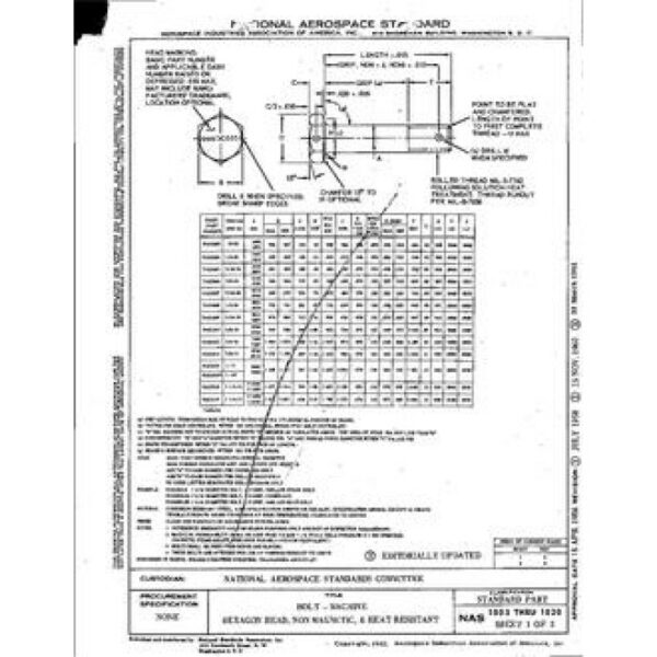 AIA NAS1003-1020